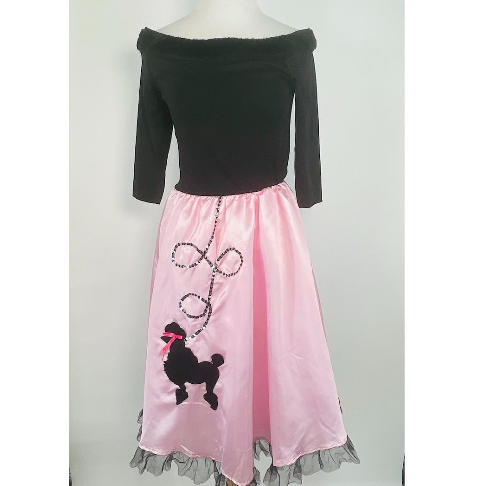 Pink Poodle Dress -Sock Hop Style Dress